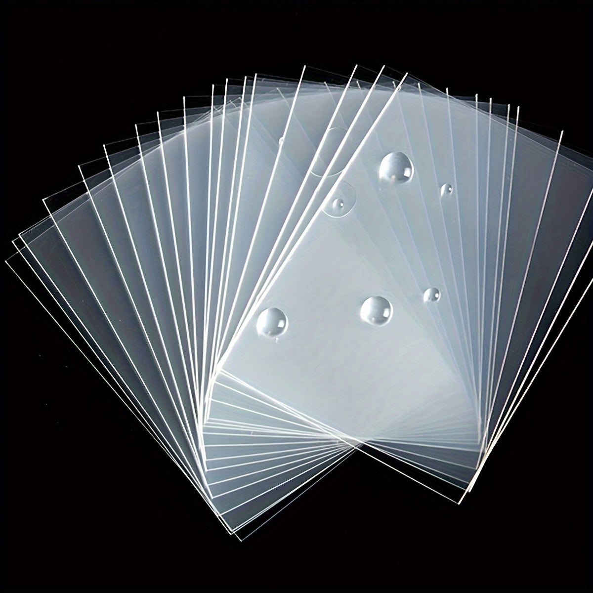 Foldermax 1000 Count Clear Penny Card Sleeves, Card Protectors Sleeves for Baseball Cards, Game Cards and Trading Cards, Plastic Soft Sleeves Kpop photocard Sleeves