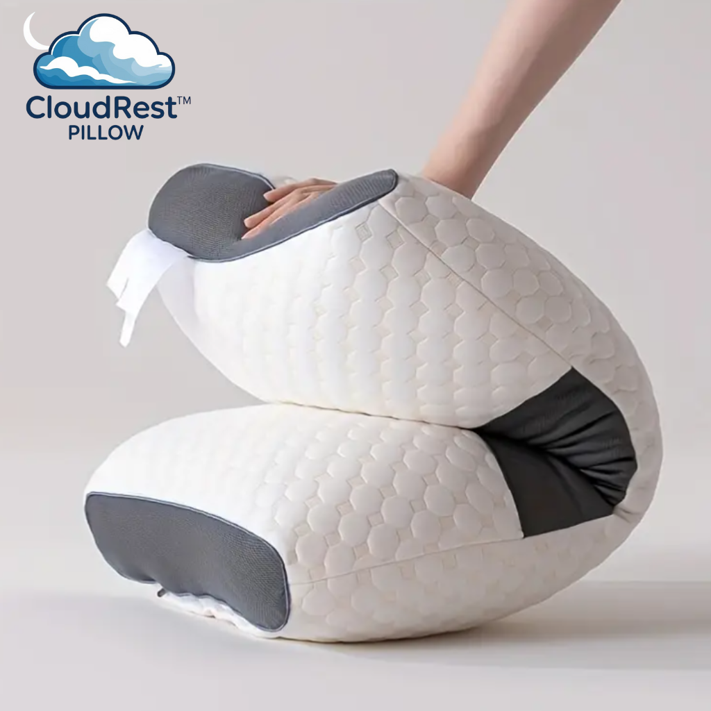 The CloudRest™ Pillow | Orthopedic Cooling Pillow for Neck & Shoulder Pain Relief